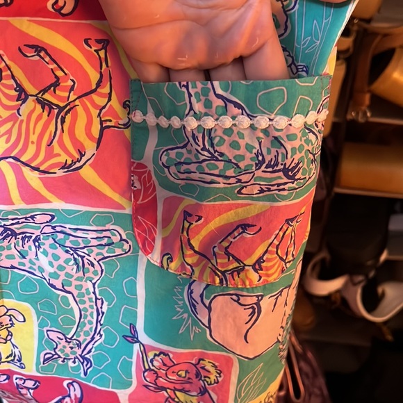 Lily Pulitzer Kids Size 12 Animal Dress - Picture 4 of 4